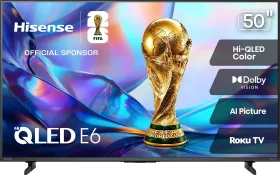 Hisense E6SR Series 50 inch Ultra HD 4K Smart Hi-QLED TV (50E6SR)