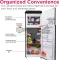 Frigidaire ‎EFRO796ONYX 7.5 Cu Ft Double Door Refrigerator