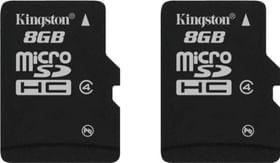 Kingston Pack of 2 - Kingston 8 GB Micro SDHC Memory Card Class 4
