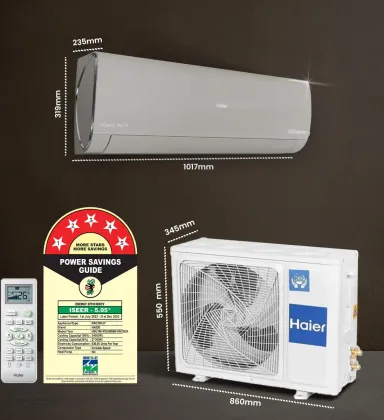 Haier HSU19K-PZAIM5BN-INV 1.6 Ton 5 Star 2025 Inverter Split AC