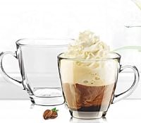 Kosh Crystal Clear Glass Cup Tea, Coffee, Milk, Cappuccino Mugs
