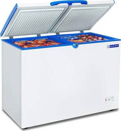 Blue Star CHFDD300DGSW 284 L Double Door Deep Freezer