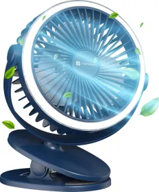 Portronics ClipCool 3 Blade Rechargeable BLDC Clip-On Fan