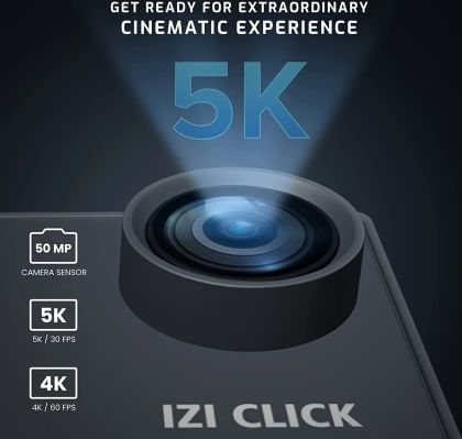 IZI Click 50MP Sports & Action Camera
