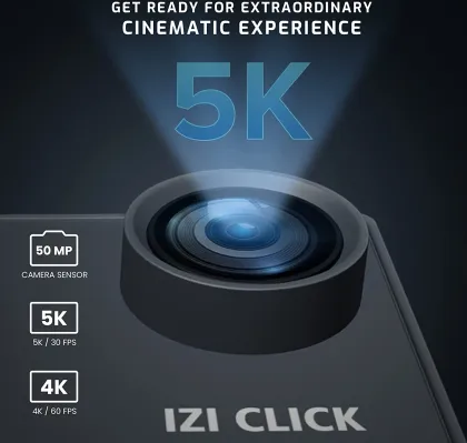 IZI Click 50MP Sports & Action Camera