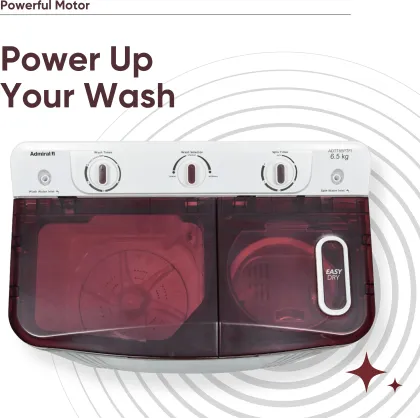 Admiral ADTT65PTFI 6.5 kg Semi Automatic Washing Machine