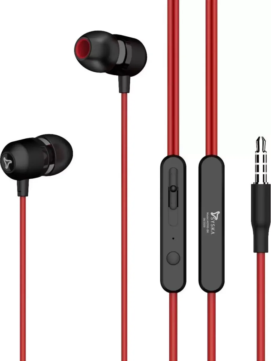 He910 Syska HE910 Wired Earphones - Price in India (Aug 2026), Specs, Reviews ...