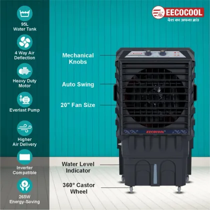 Eecocool Lakson 95 L Desert Air Cooler
