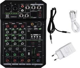 Xtreme Acoustics XAMXGA4 4 Channel Analog Sound Mixer
