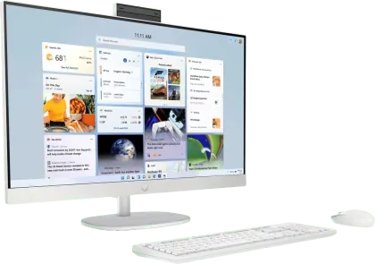HP 27-cr0902in AIO Desktop (13th Gen Core i3/ 8 GB RAM/ 512 GB SSD/ Win 11) - image 3