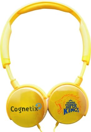 Cognetix Chennai Super Kings Diy Wired Gaming Headset