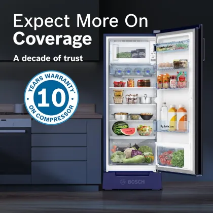 Bosch CST22U14PI 226 L 4 Star Single Door Refrigerator