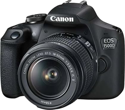 Canon EOS 1500D 24.1MP DSLR Camera (EF-S 18-55mm IS II Lens)