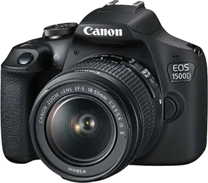 Canon EOS 1500D 24.1MP DSLR Camera (EF-S 18-55mm IS II Lens)