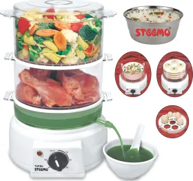Steemo Transparent 600W Multi Steam Cooker