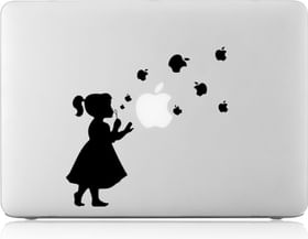 Blink Ideas Little Girl Vinyl Laptop Decal (Macbook Pro Aluminium Unibody)