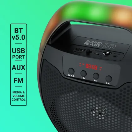 Zebronics Sound feast 60 10W Bluetooth Speaker