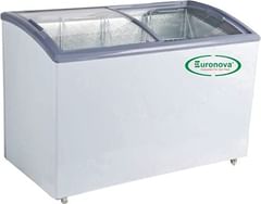 Euronova EGT-350 CG 350 L Curve Glass Top Deep Freezer