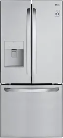 LG LFDS22520S 22 Cu Ft French Door Refrigerator