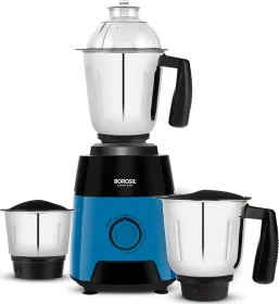 Borosil Radiant 600W Mixer Grinder (3 Jars)