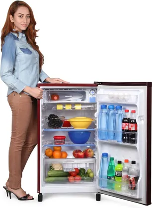 Electrolux REF EBP163BS-FDA 150 L Single Door Refrigerator (Burgundy Stripes)