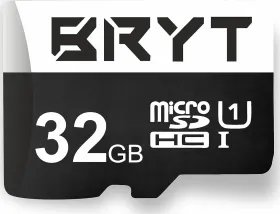 BRYT CL10 32GB Micro SDHC UHS-1 Memory Card