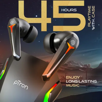 pTron Basspods Snip True Wireless Earbuds