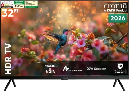 Croma CREL032HBL024603 32 inch HD Ready LED TV