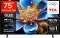 TCL T6D 75 inch Ultra HD 4K Smart QLED TV (75T6D)