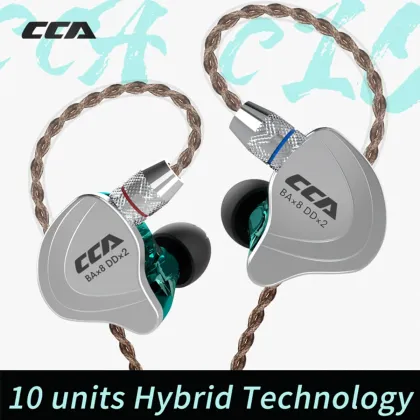 CCA C10 Hybrid Wired Earphones (Without Mic)