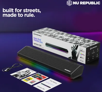 Nu Republic Partybox 250 25 W Bluetooth Soundbar