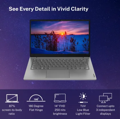 Lenovo V14 83A0A0PBIN Laptop (13th Gen Core i3/ 8GB/ 512GB SSD/ Win11)