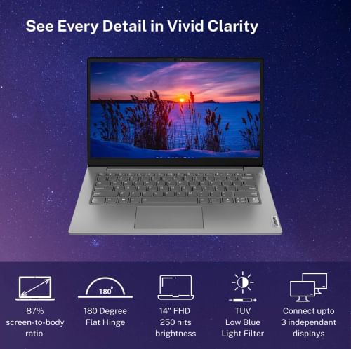 Lenovo V14 83A0A0PBIN Laptop (13th Gen Core i3/ 8GB/ 512GB SSD/ Win11)