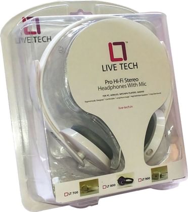 Live Tech LT - 800 Headset (Over the Ear)