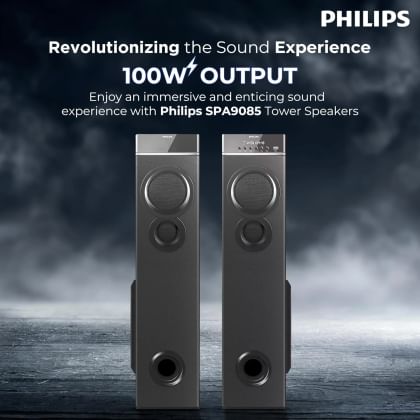 Philips SPA9080 100W Tower Speakers