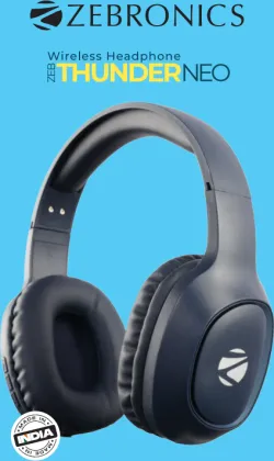 Zebronics Zeb-Thunder Neo ZEB-WHP12 Wireless Headphones