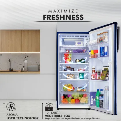 MarQ By Flipkart 180BD2MQ24-NB 183 L 1 Star Single Door Refrigerator