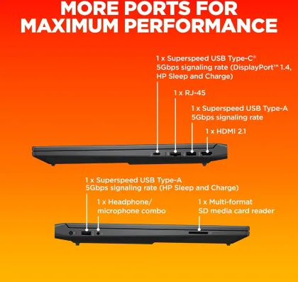 HP Victus 15-fb0180AX Gaming Laptop (AMD Ryzen 5 5600H/ 8GB/ 512GB SSD/ Win11/ 4GB Graph)