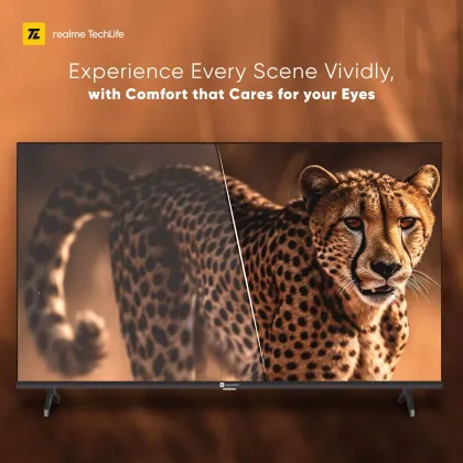 realme TechLife 32HDGQRVSAQ 32 inch HD Ready Smart QLED TV