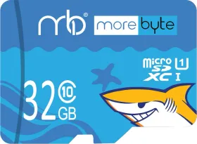 Morebyte Shark 32 GB Micro SDXC UHS-I Memory Card