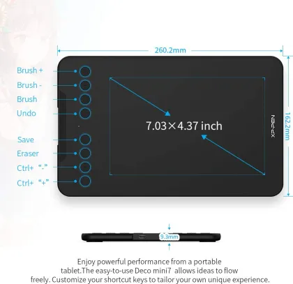 XP Pen Deco Mini 7 Graphics Tablet - image 4