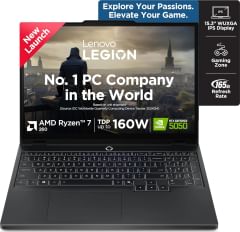 Lenovo Legion 5 15AHP10 83M00073IN Gaming Laptop (AMD Ryzen 7 260/ 16GB/ 1TB SSD/ Win11/ 8GB RTX5050)