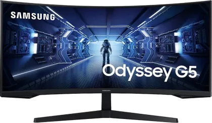 Samsung Odyssey G5 LC34G55TWWWXXL 34 inch WQHD Curved Gaming Monitor