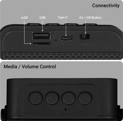 Zebronics Zeb County 8 8W Bluetooth Speaker