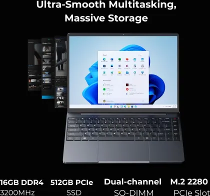 Chuwi CoreBook X Laptop (AMD Ryzen 5 7430U/ 16GB/ 512GB SSD/ Win11)