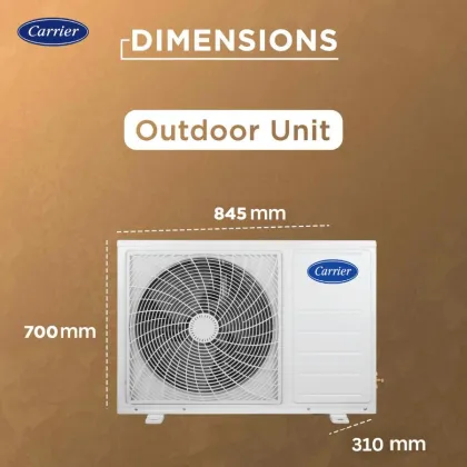 Carrier CAI19CE5R35F0 1.5 Ton 5 Star 2025 Inverter Split AC (XCEL EDGE Fxi)