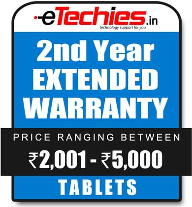 Etechies Tablets 1 Year Extended Basic Protection For Device Worth Rs 2001 - 5000