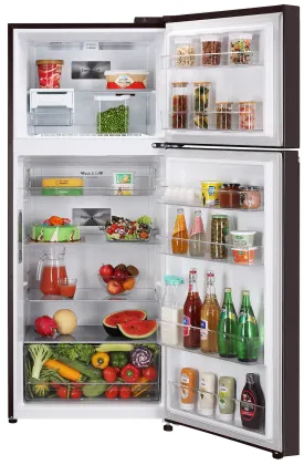 LG GL-T412VRSX 408 L 3 Star Frost Free Double Door Refrigerator
