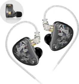 KZ AS24 Wired Earphones (Tuning Switch Without Mic)