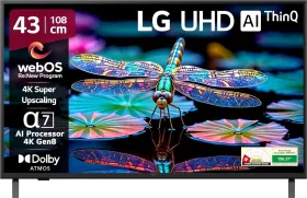 LG UA8300 43 inch Ultra HD 4K Smart LED TV (43UA83006LA)